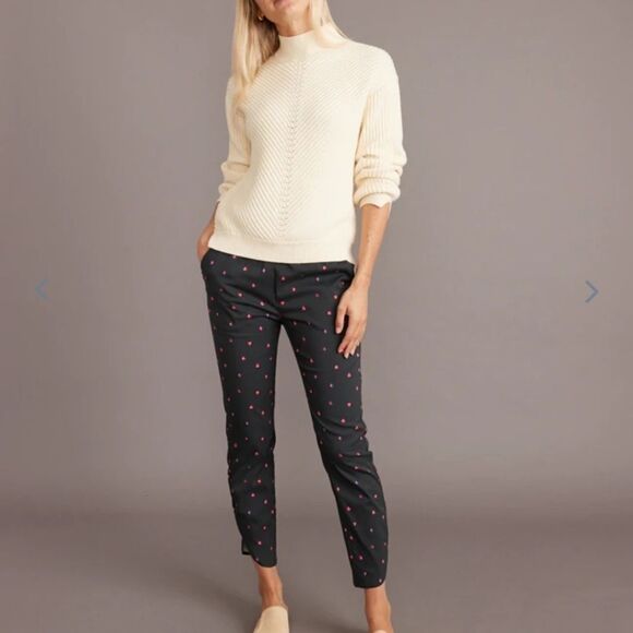 Marine layer Allison Pant in Black/Queen of Hearts Print - Picture 3 of 9